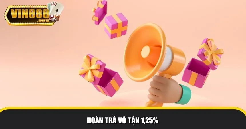 Hoàn trả vô tận 1,25%