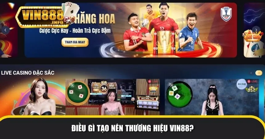 Tạo nên thương hiệu Vin88?